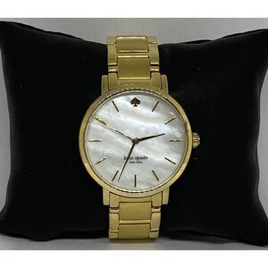 kate spade | Gold Watch with White Opal Face kate spade | Accessories | Kate Spade Gold Watch With White  main image 3